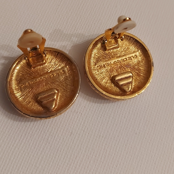 Vintage Liz Claiborne clip earrings - Picture 5 of 7